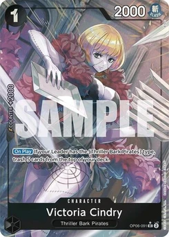 One Piece-Karte Victoria Cindry (Full Art) OP06-091