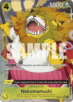 One Piece-Karte Nekomamushi (Full Art) OP06-110
