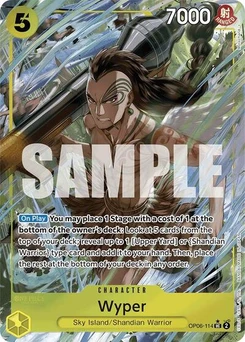 One Piece-Karte Wyper (Full Art) OP06-114