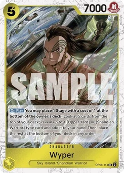 One Piece-Karte Wyper (Jolly Roger Foil) OP06-114v2
