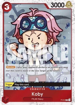 One Piece-Karte Koby (Jolly Roger Foil) P-014v2