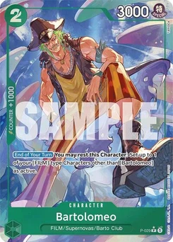 One Piece-Karte Bartolomeo (P-029) (Full Art) P-029