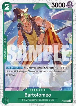 One Piece-Karte Bartolomeo (P-029) (Jolly Roger Foil) P-029v2