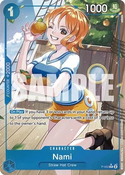 One Piece-Karte Nami (P-053) (Full Art) P-053