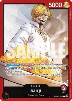 One Piece-Karte Sanji (PRB01-001) PRB01-001