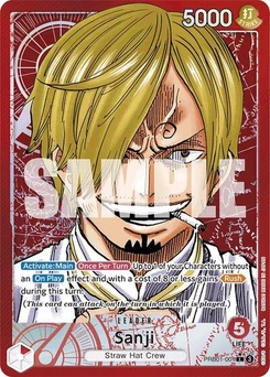 One Piece-Karte Sanji (PRB01-001) (Alternate Art) PRB01-001v2