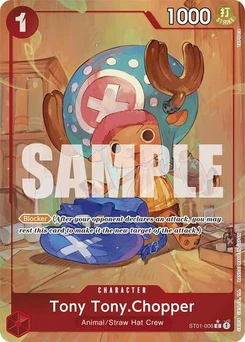 One Piece-Karte Tony Tony.Chopper (ST01-006) (Alternate Art) ST01-006