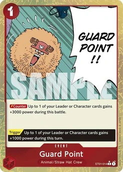 One Piece-Karte Guard Point (Textured Foil) ST01-014v2