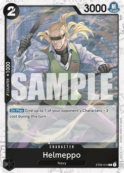One Piece-Karte Helmeppo (Jolly Roger Foil) ST06-010v2