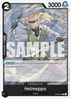 One Piece-Karte Helmeppo (Reprint) ST06-010v3