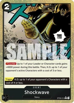 One Piece-Karte Shockwave (Textured Foil) ST06-014v2
