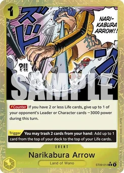 One Piece-Karte Narikabura Arrow (Textured Foil) ST09-014v2