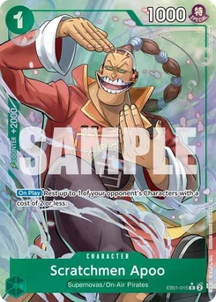 One Piece-Karte Scratchmen Apoo - EB01-015 (Alternate Art) EB01-015