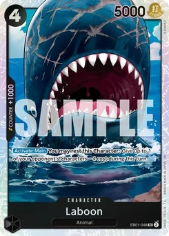 One Piece-Karte Laboon (Reprint) EB01-048