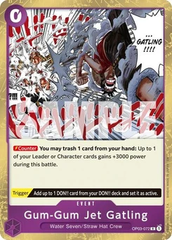 One Piece-Karte Gum-Gum Jet Gatling (Reprint) OP03-072v2