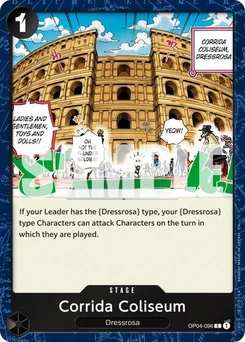One Piece-Karte Corrida Coliseum (Pirate Foil) OP04-096