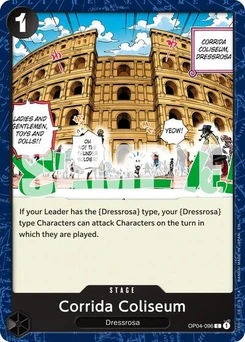 One Piece-Karte Corrida Coliseum (Reprint) OP04-096v2