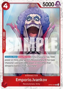 One Piece-Karte Emporio.Ivankov (Pirate Foil) OP05-004
