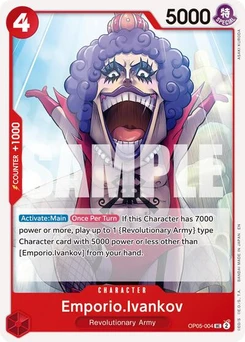 One Piece-Karte Emporio.Ivankov (Reprint) OP05-004v2