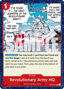 One Piece-Karte Revolutionary Army HQ (Reprint) OP05-021v2