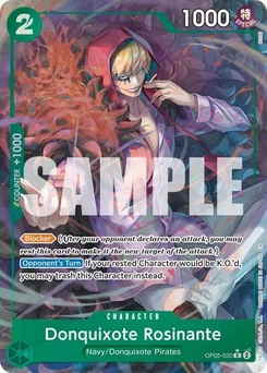 One Piece-Karte Donquixote Rosinante (Alternate Art) OP05-030