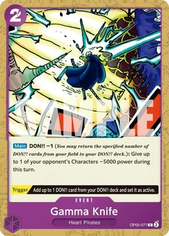One Piece-Karte Gamma Knife (Reprint) OP05-077v2