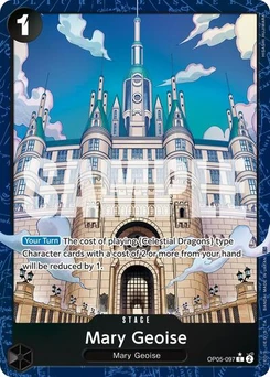 One Piece-Karte Mary Geoise (Alternate Art) OP05-097