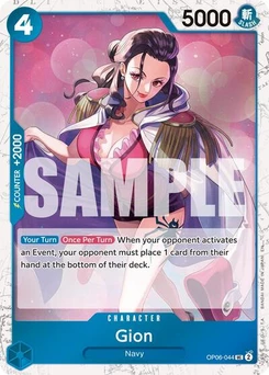One Piece-Karte Gion (Pirate Foil) OP06-044