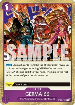 One Piece-Karte GERMA 66 (Pirate Foil) OP06-078