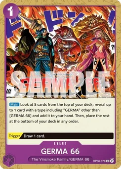One Piece-Karte GERMA 66 (Reprint) OP06-078v2