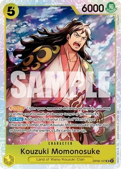 One Piece-Karte Kouzuki Momonosuke (Reprint) OP06-107