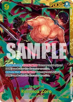 One Piece-Karte Roronoa Zoro - OP06-118 (Reprint) OP06-118