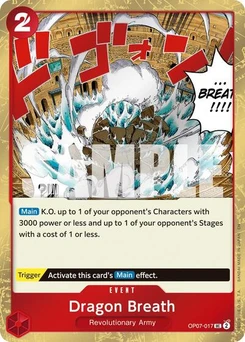 One Piece-Karte Dragon Breath (Pirate Foil) OP07-017