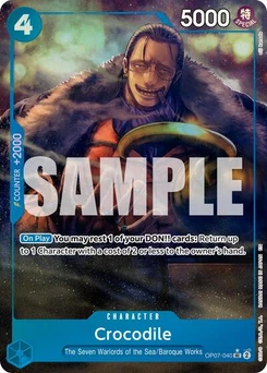 One Piece-Karte Crocodile - OP07-040 (Alternate Art) OP07-040