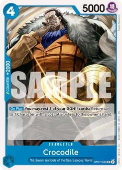 One Piece-Karte Crocodile - OP07-040 (Reprint) OP07-040v3