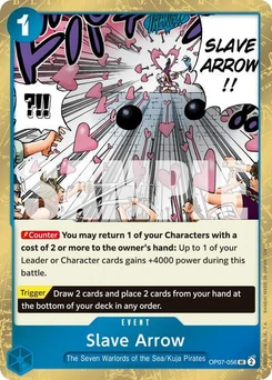 One Piece-Karte Slave Arrow (Pirate Foil) OP07-056