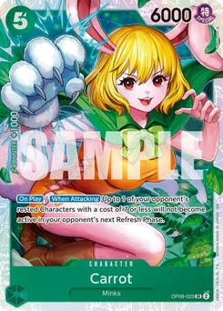 One Piece-Karte Carrot (Reprint) OP08-023