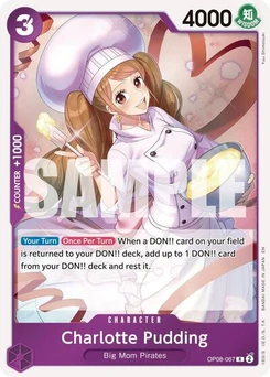 One Piece-Karte Charlotte Pudding - OP08-067 (Reprint) OP08-067