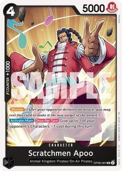 One Piece-Karte Scratchmen Apoo - OP08-087 (Reprint) OP08-087v2