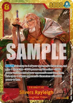 One Piece-Karte Silvers Rayleigh - OP08-118 (Reprint) OP08-118