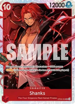 One Piece-Karte Shanks - OP09-004 (Reprint) OP09-004