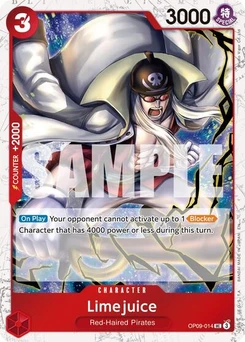 One Piece-Karte Limejuice (Pirate Foil) OP09-014v2