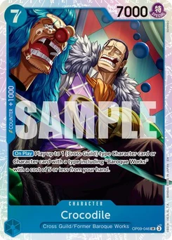 One Piece-Karte Crocodile - OP09-046 (Reprint) OP09-046
