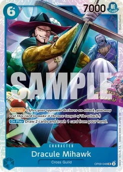 One Piece-Karte Dracule Mihawk - OP09-048 (Reprint) OP09-048