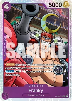 One Piece-Karte Franky - OP09-072 (Reprint) OP09-072