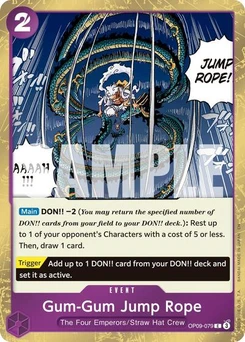 One Piece-Karte Gum-Gum Jump Rope (Pirate Foil) OP09-079