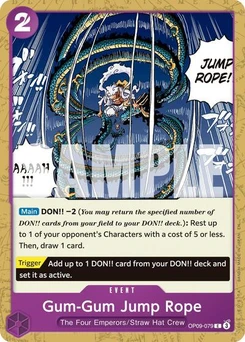 One Piece-Karte Gum-Gum Jump Rope (Reprint) OP09-079v2