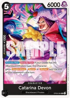 One Piece-Karte Catarina Devon (Reprint) OP09-084v2