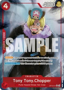 One Piece-Karte Tony Tony.Chopper (Alternate Art) OP10-011