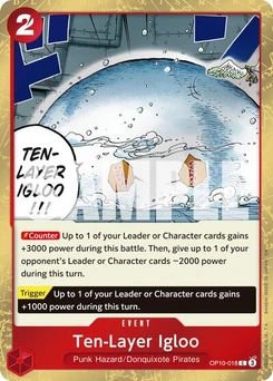One Piece-Karte Ten-Layer Igloo (Pirate Foil) OP10-018